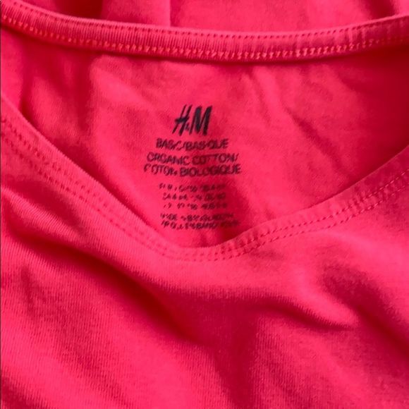 H&M Girl’s Pink Long Sleeve Tee Size 4-6y - Picture 7 of 8